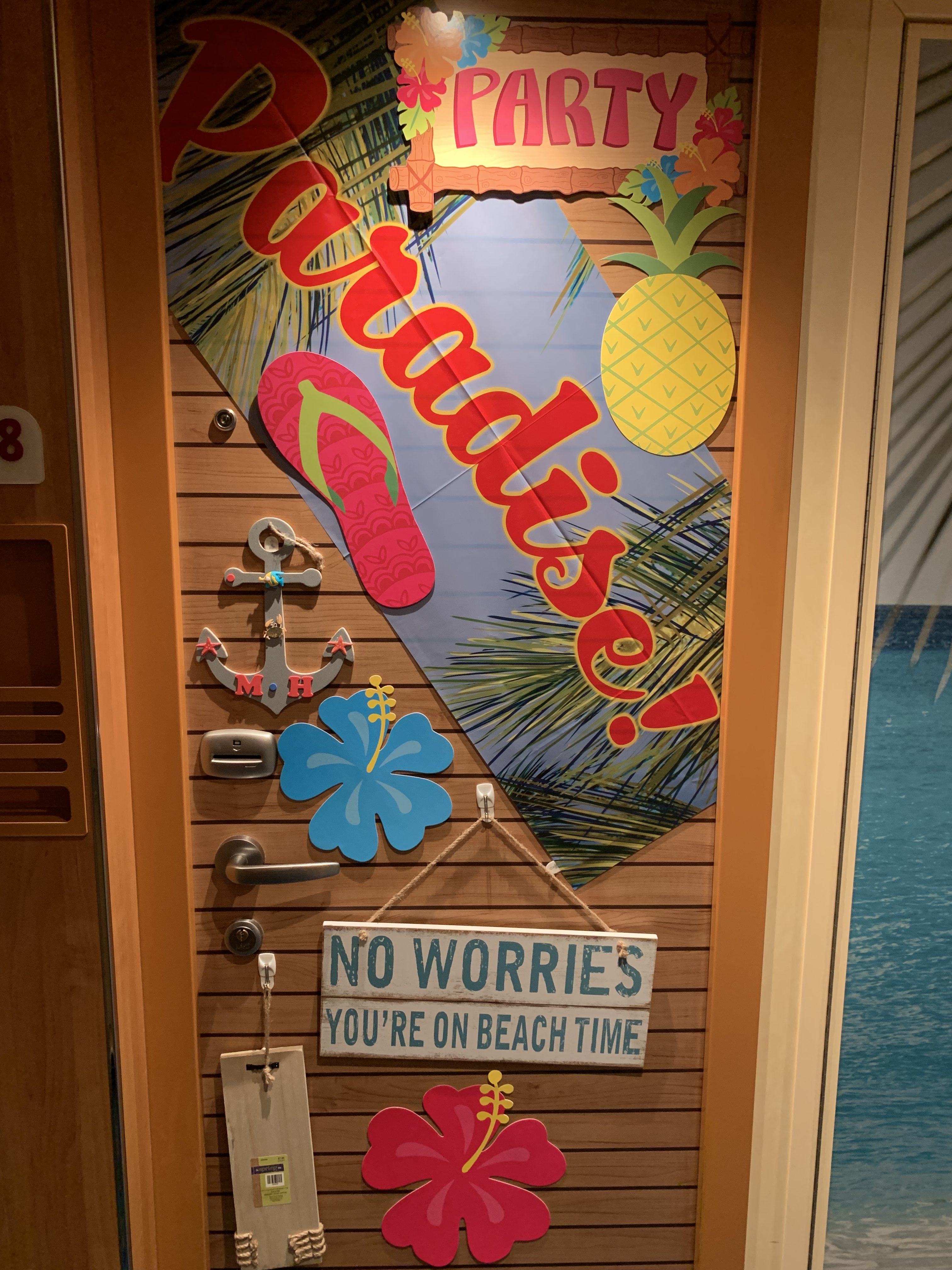 cruise ship door decoration ideas