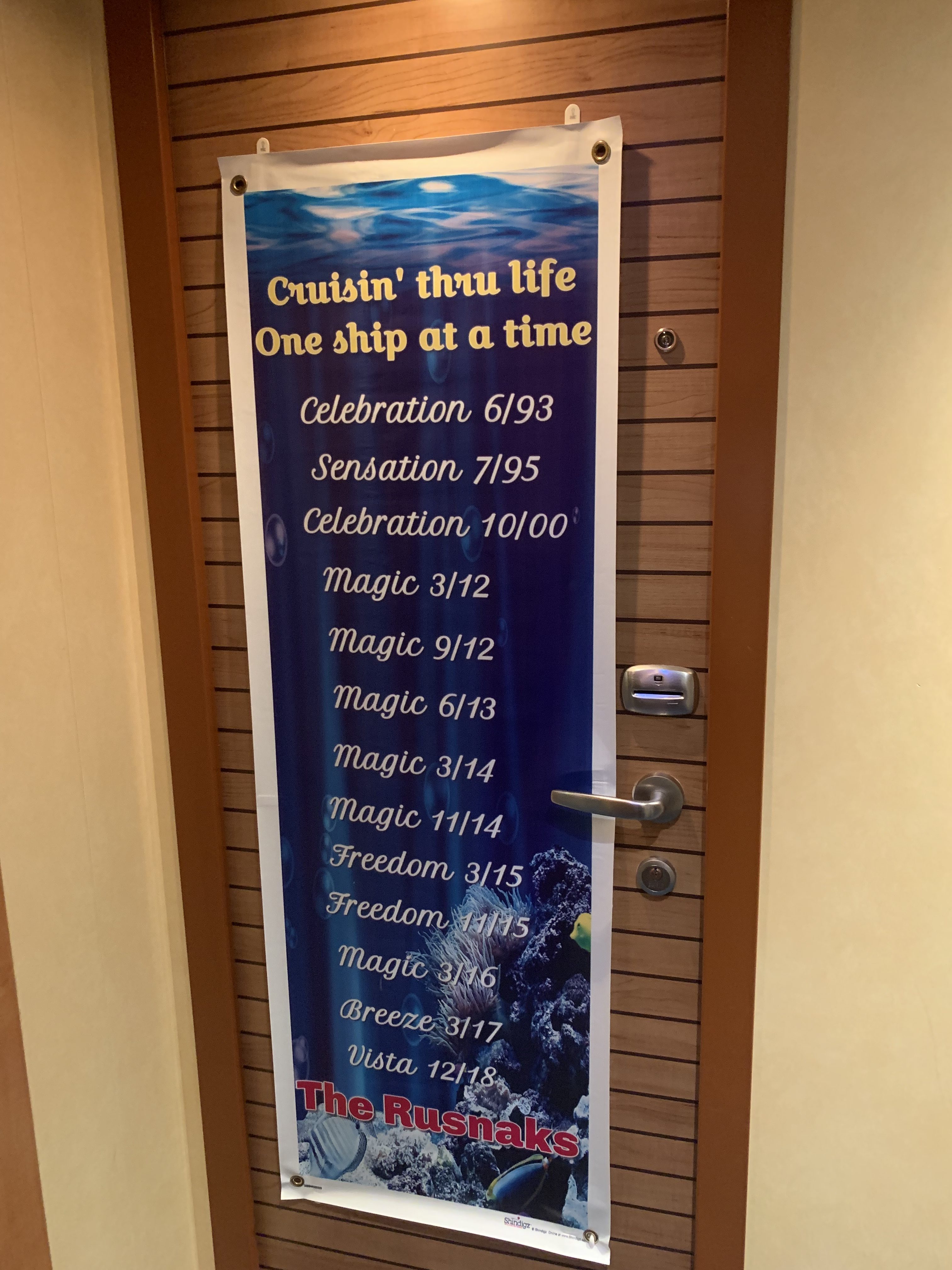 cruise ship door decoration kits