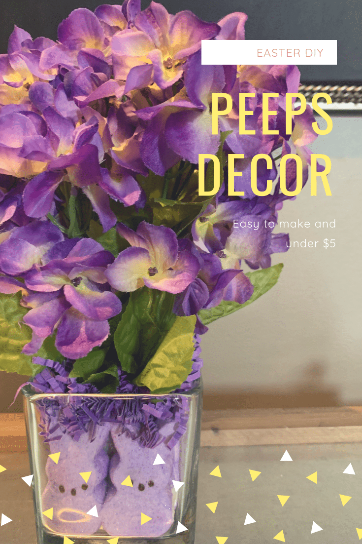 Easter Peeps Decoration with florals