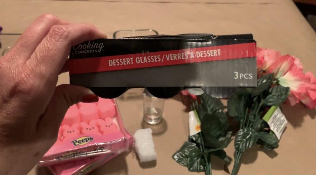 Easter Peeps Decoration with florals