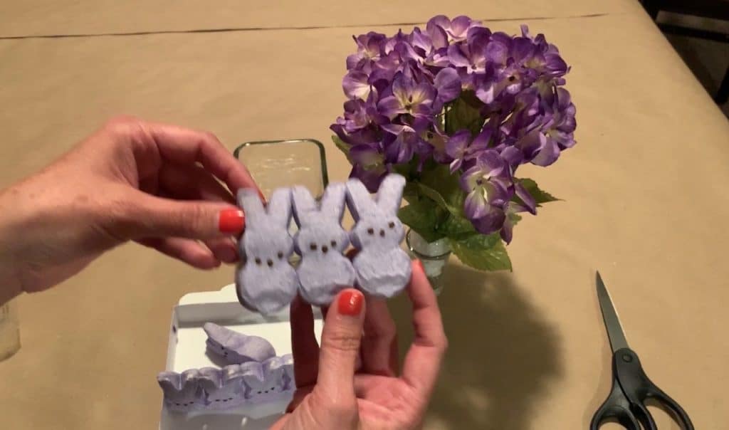 Easter Peeps Decoration with florals