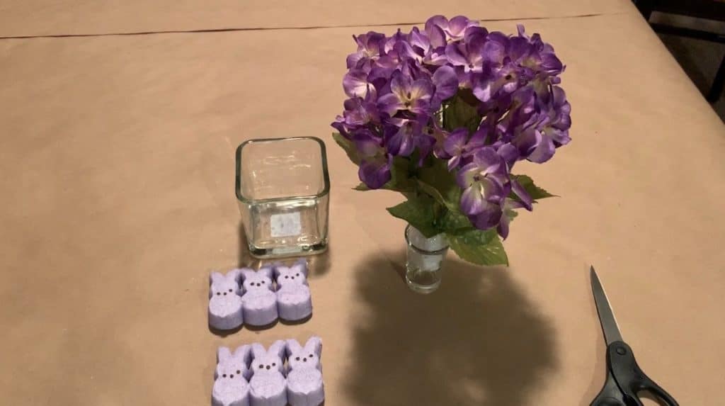 Easter Peeps Decoration with florals