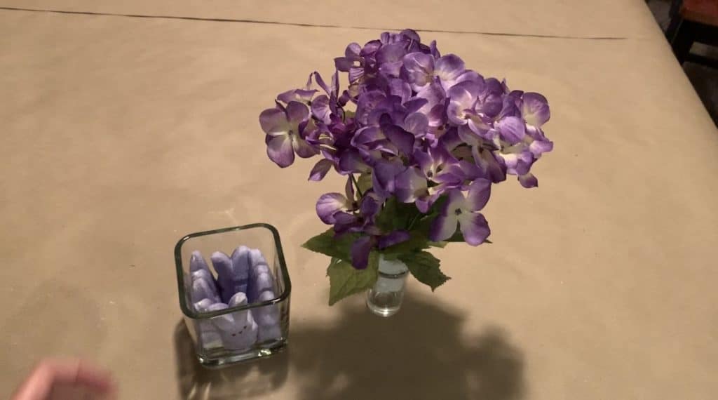 Easter Peeps Decoration with florals