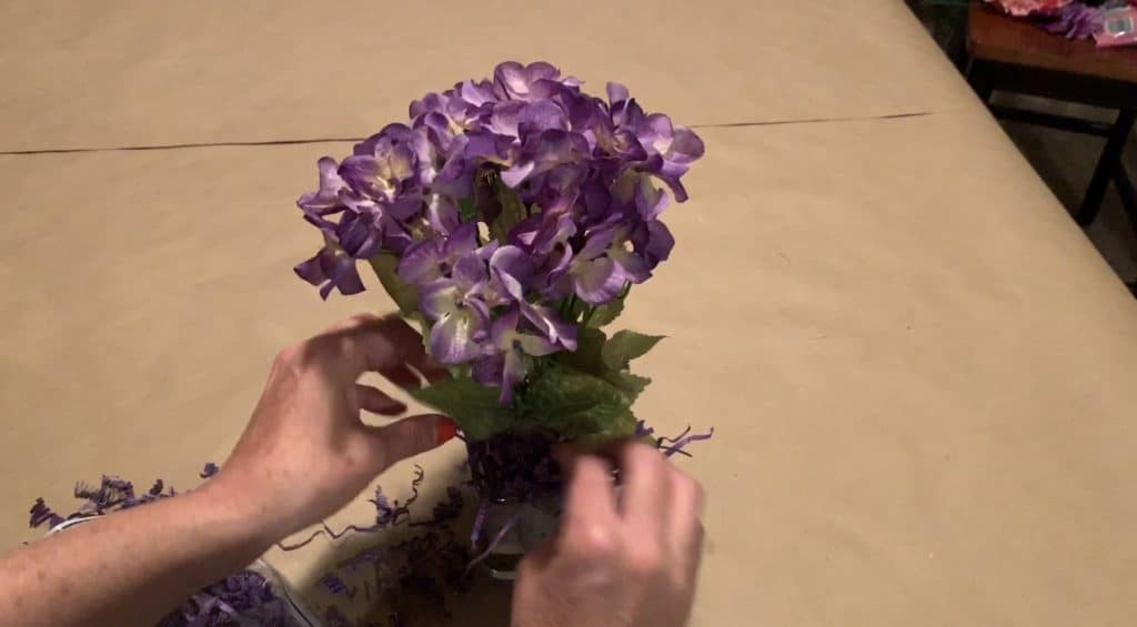 Easter Peeps Decoration with florals