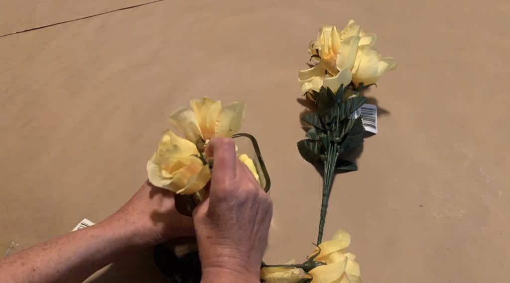 Easter Peeps Decoration with florals