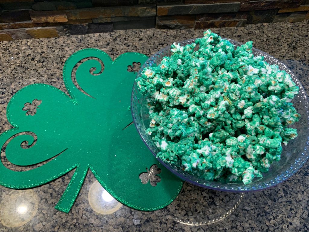 St. Patrick's Day popcorn