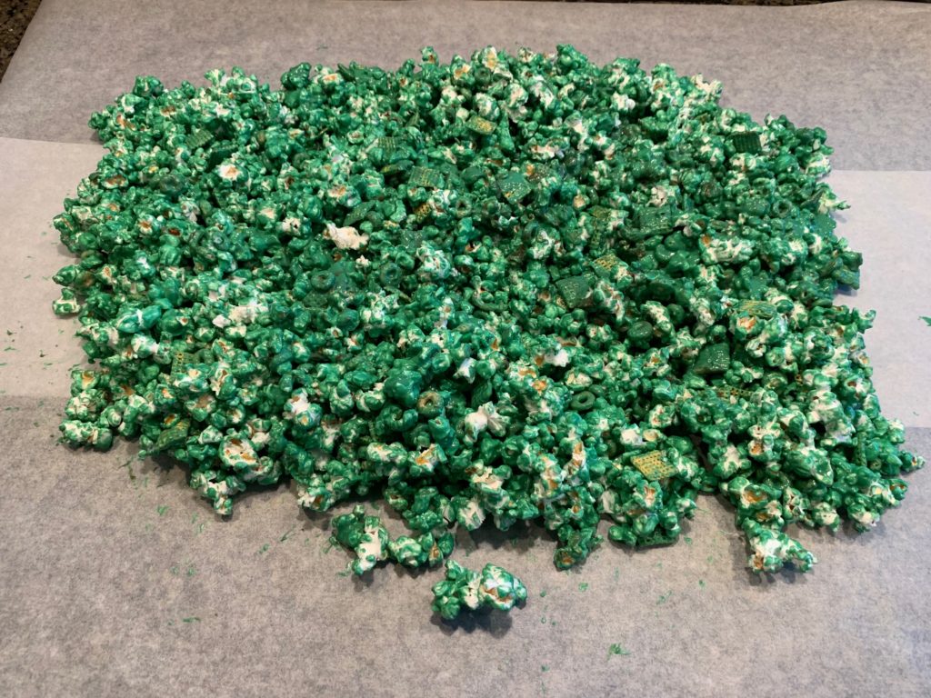 St. Patrick's Day popcorn