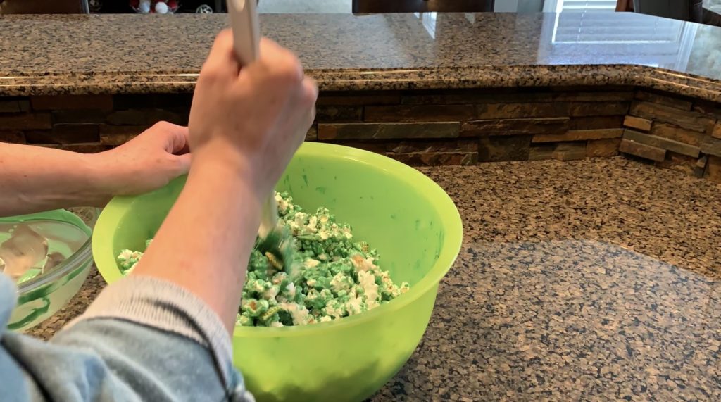 St. Patrick's Day popcorn