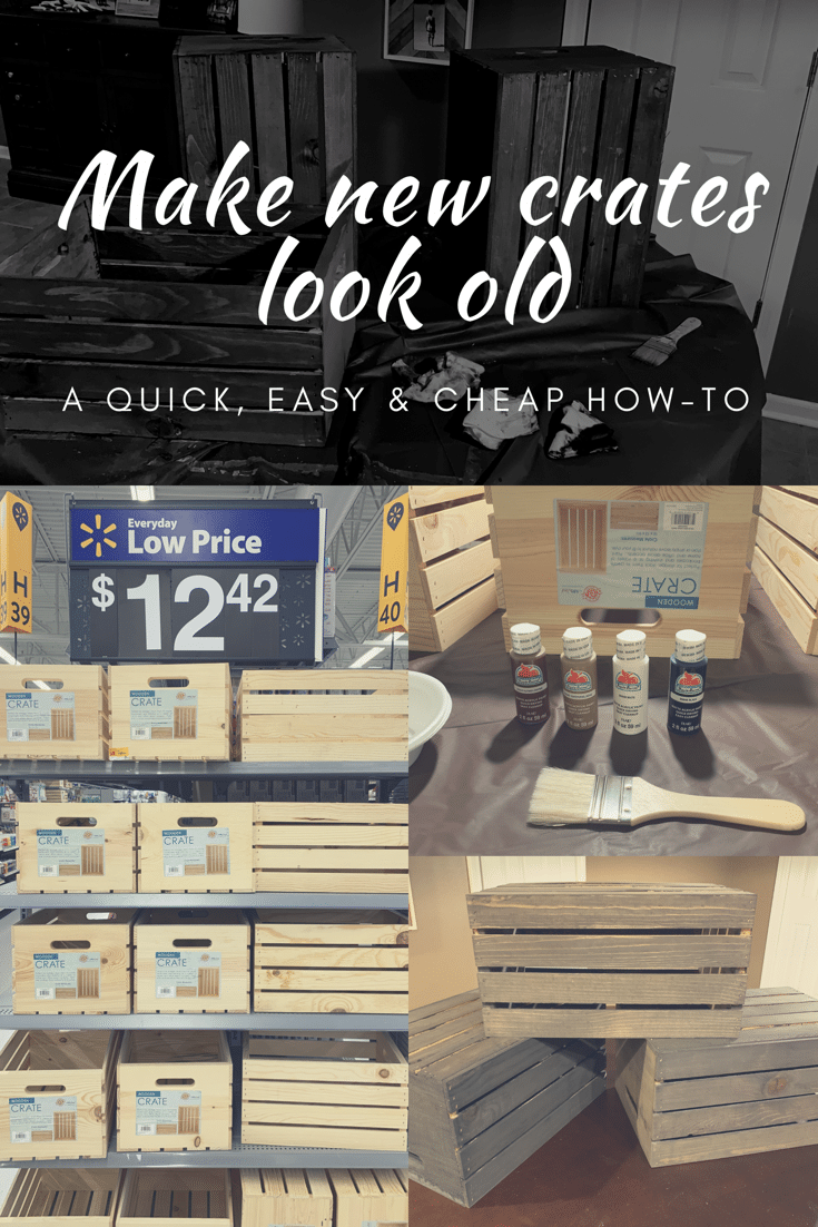 How to Make New Wood Look Old and Weathered (Easy DIY Crates)