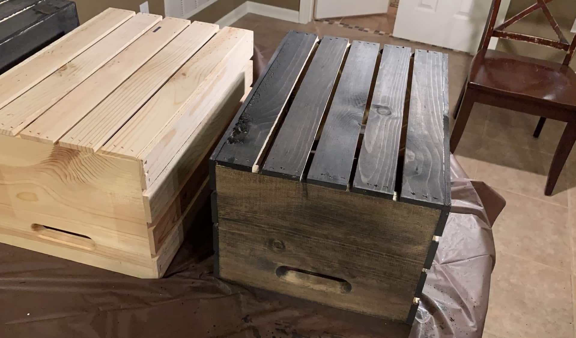 How to Make New Wood Look Old and Weathered (Easy DIY Crates) - My ...