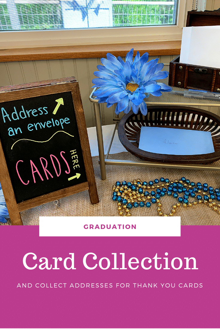 Graduation card box ideas for graduation party senior table