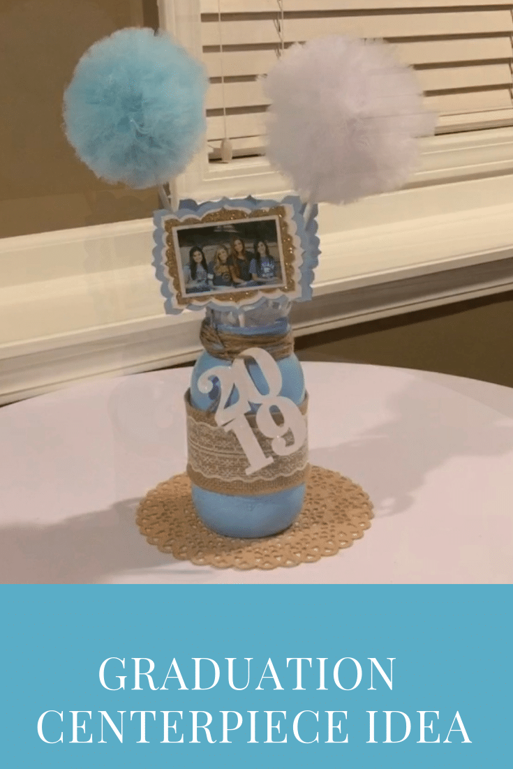 Graduation Party Centerpiece:  A Creative DIY Mason Jar Idea