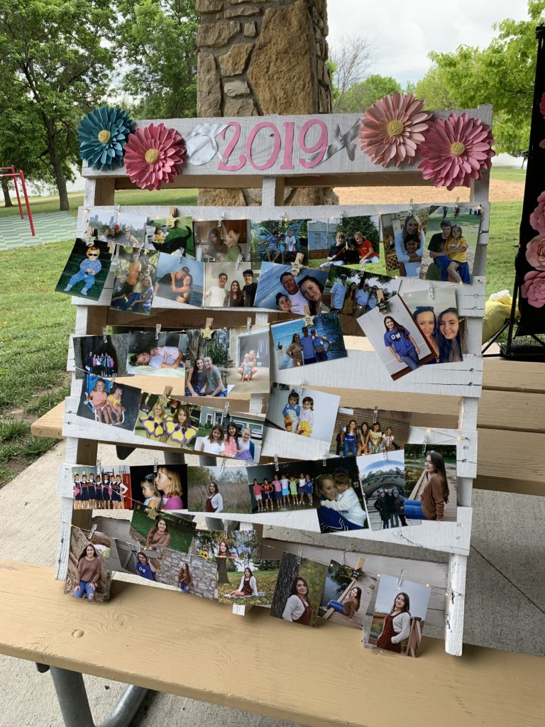 photo display idea for graduation
