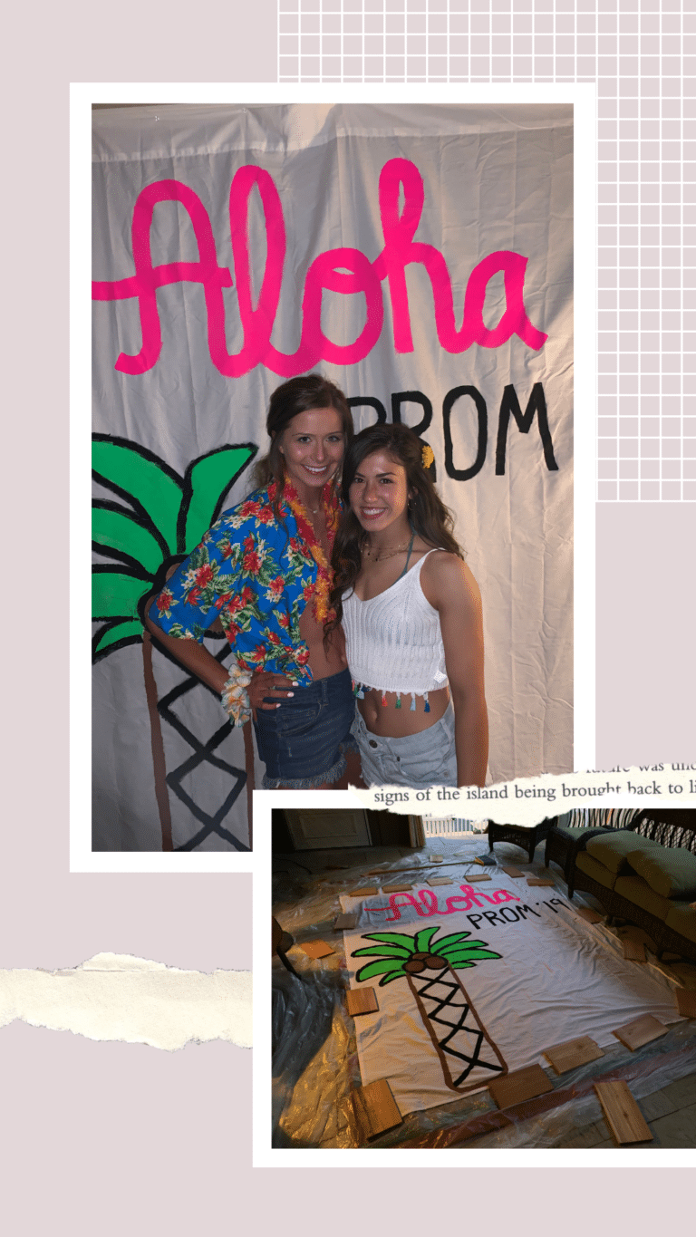 Party Photo Backdrop:  Hawaiian Theme