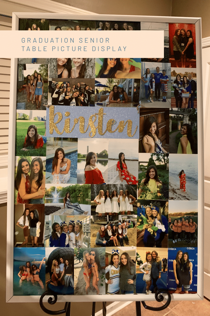 Graduation Senior Table Photo Poster: A Perfect Display for Memories