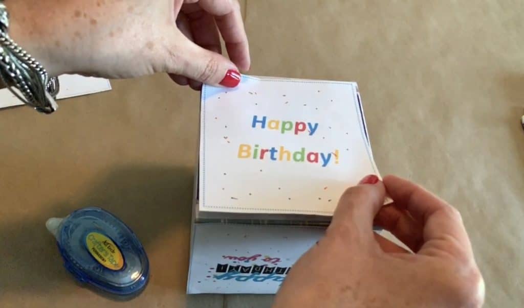 Birthday Money Box Gift with Free Printable.