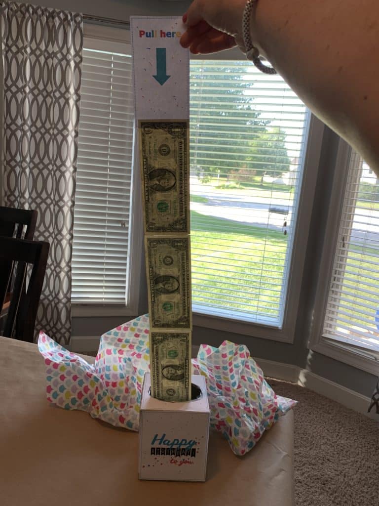 Birthday Money Box Gift with Free Printable.