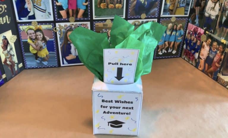 money roll gift box diy for graduation gift