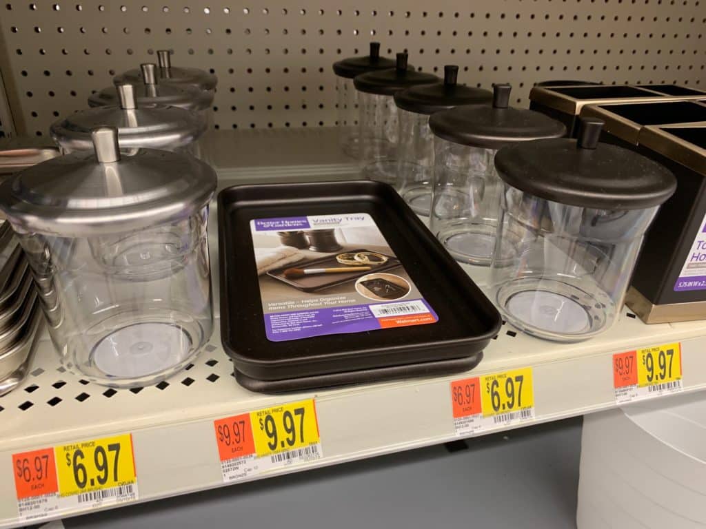 Walmart bathroom organizers 