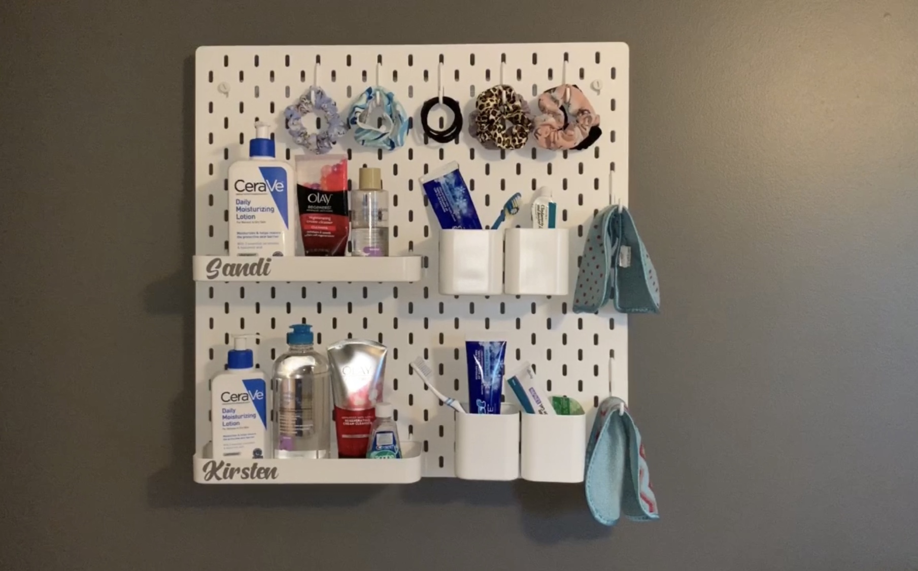 How to hang an IKEA pegboard with command strips My Inspiration Corner