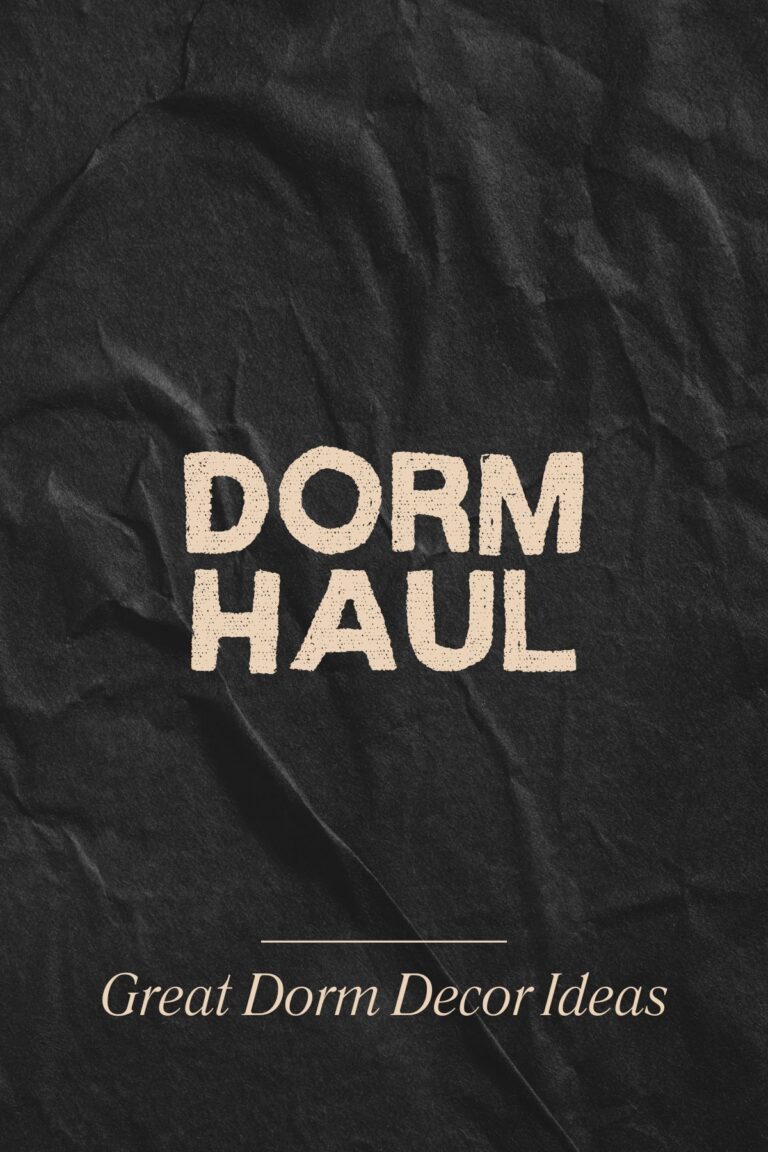 dorm haul, dorm decor ideas