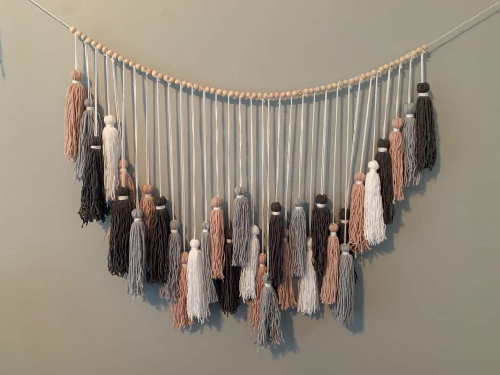 BoHo Tassel Garland, inspired by Pottery Barn Teen