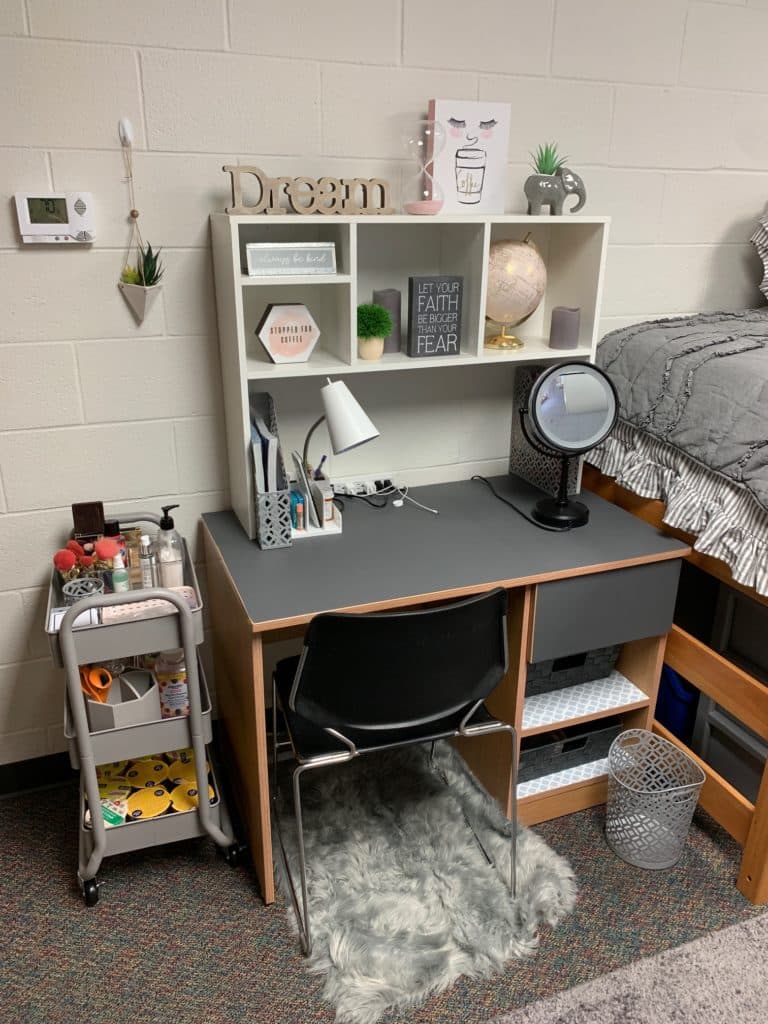 Dorm Room Tour - Desk