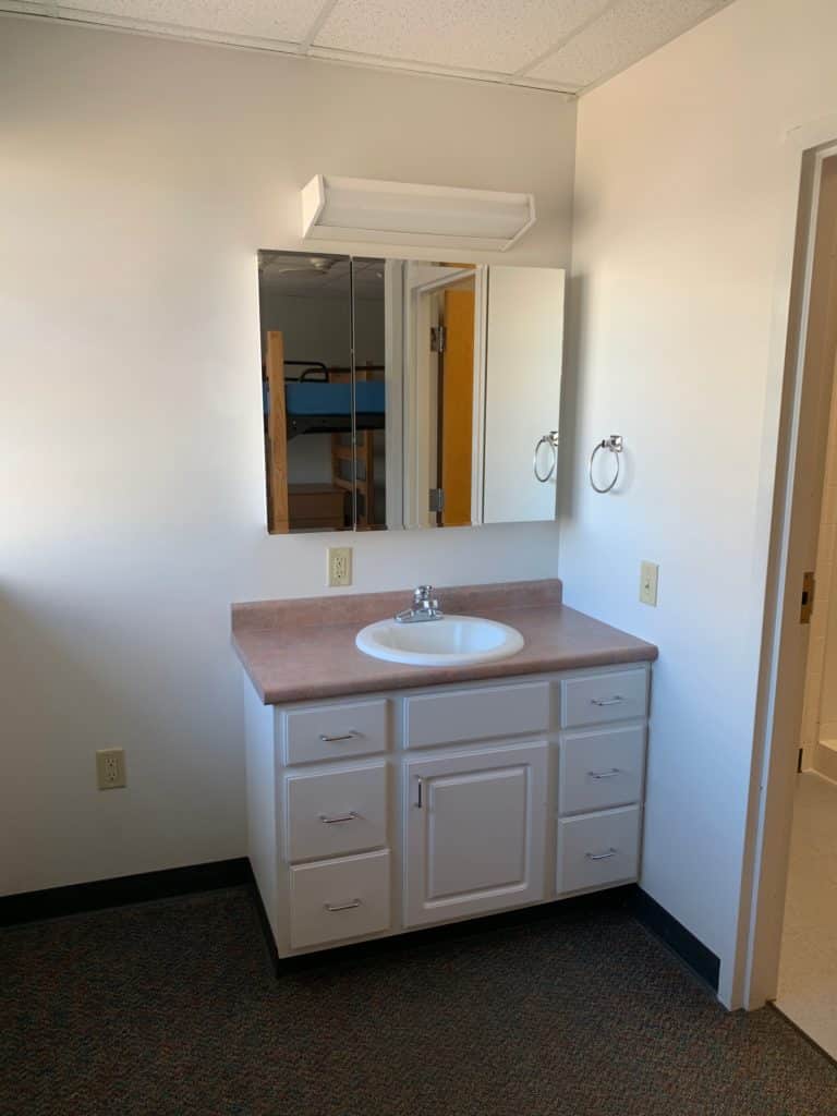 Dorm Room Tour - Sink Area