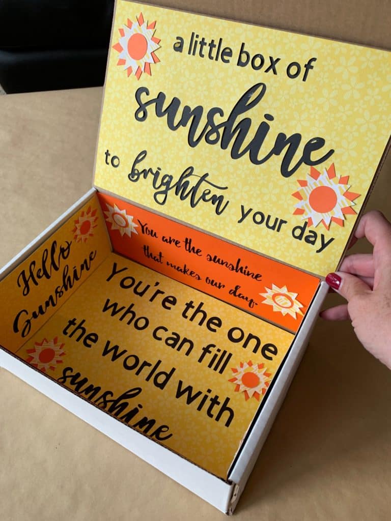 care package - box of sunshine