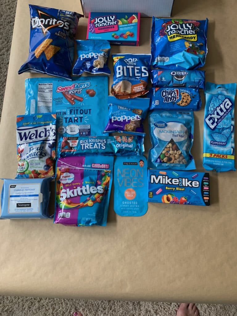 Out of the Blue Care Package. a great care package idea for college students, friends and military