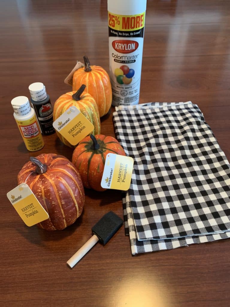 Halloween decoration diy project supplies