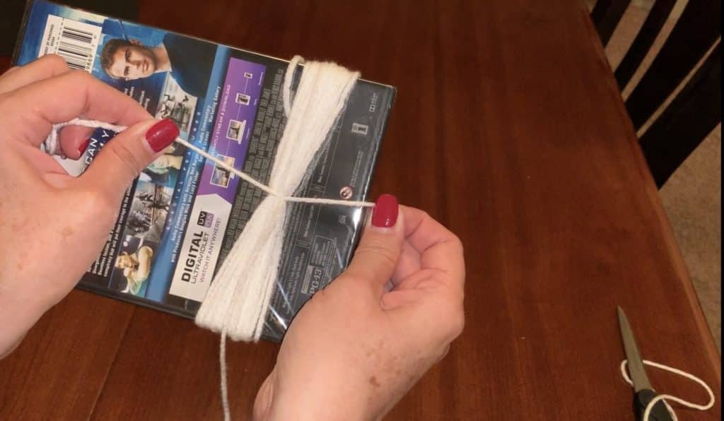 Tie knot in the tassel