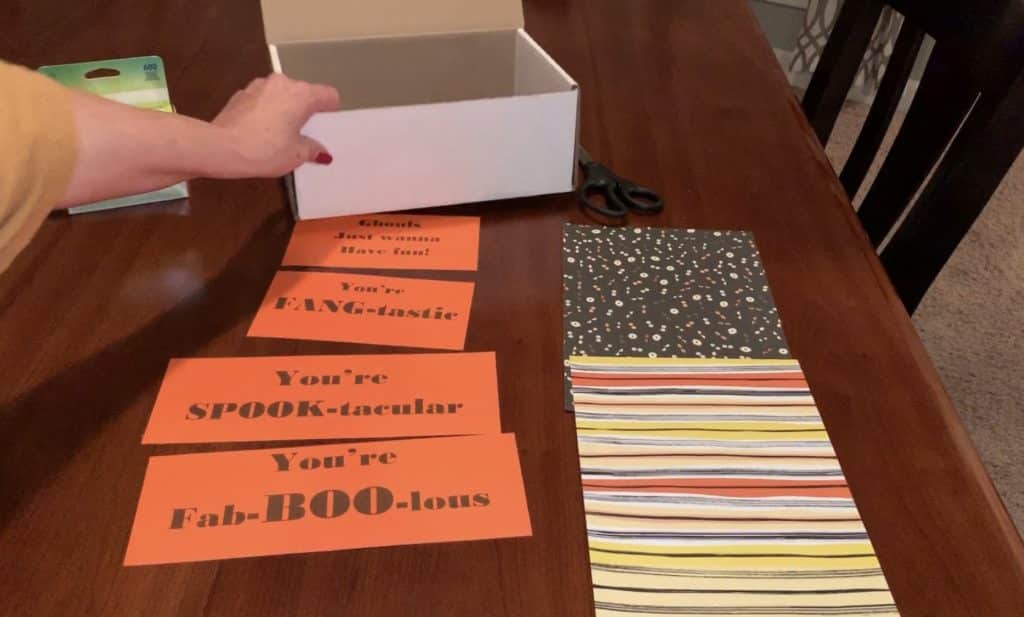 Making a Halloween Care Package