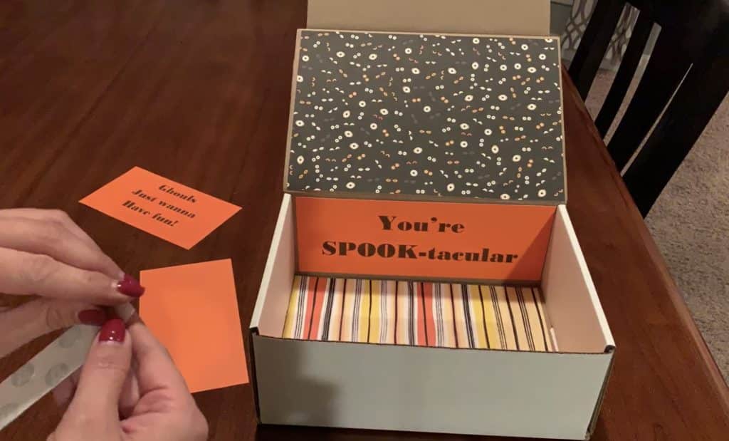 Making a Halloween Care Package