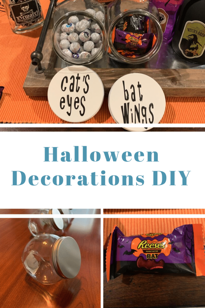 Halloween Dollar Tree DIY: candy jars