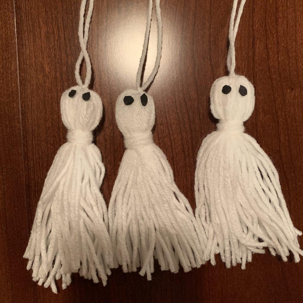 ghost tassels for ghost tassel garland