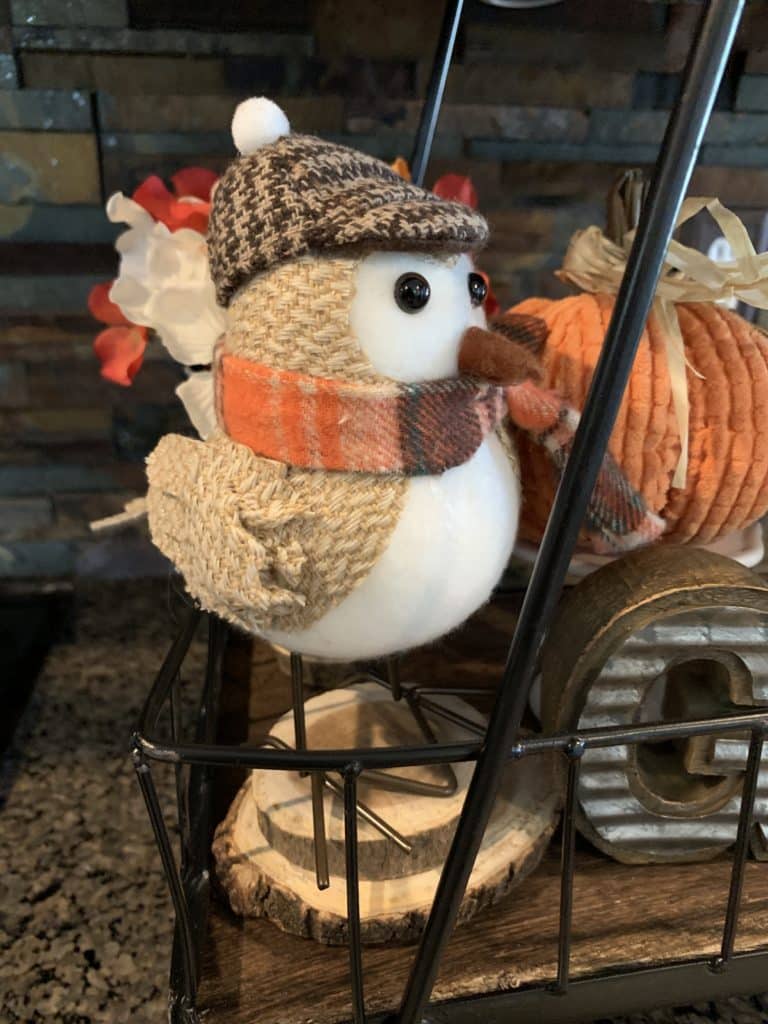 Fall Decor Bird
