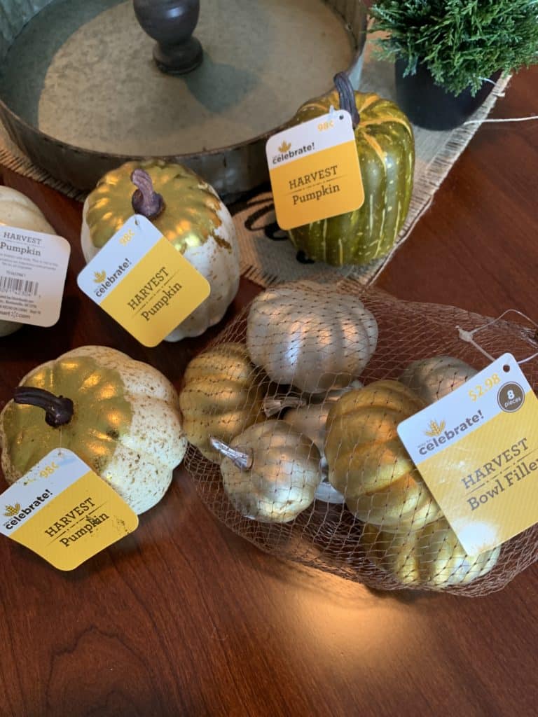 Fall Tiered Tray Gold theme