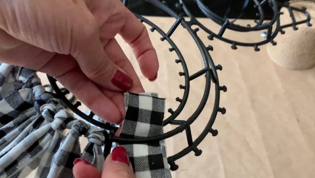 Halloween Decor DIY: Tinsel Cat from Dollar Tree