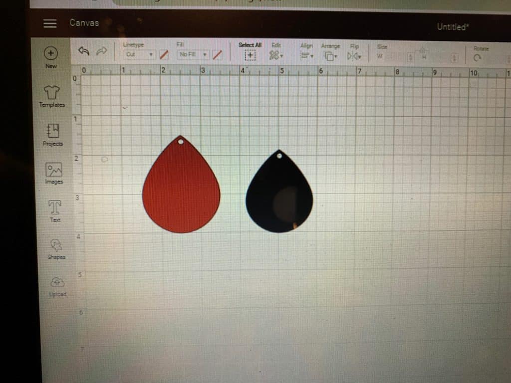 diy faux leather earrings