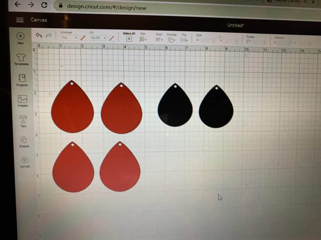 diy faux leather earrings