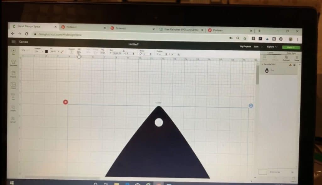 cricut design space for faux leather earrings