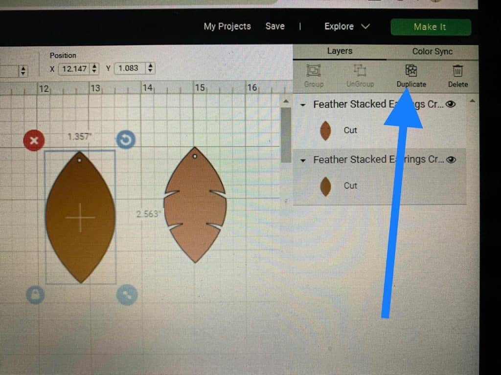 diy faux leather earrings