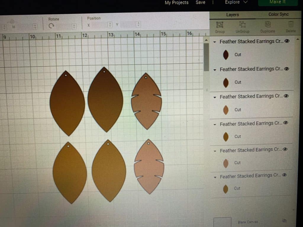 diy faux leather earrings