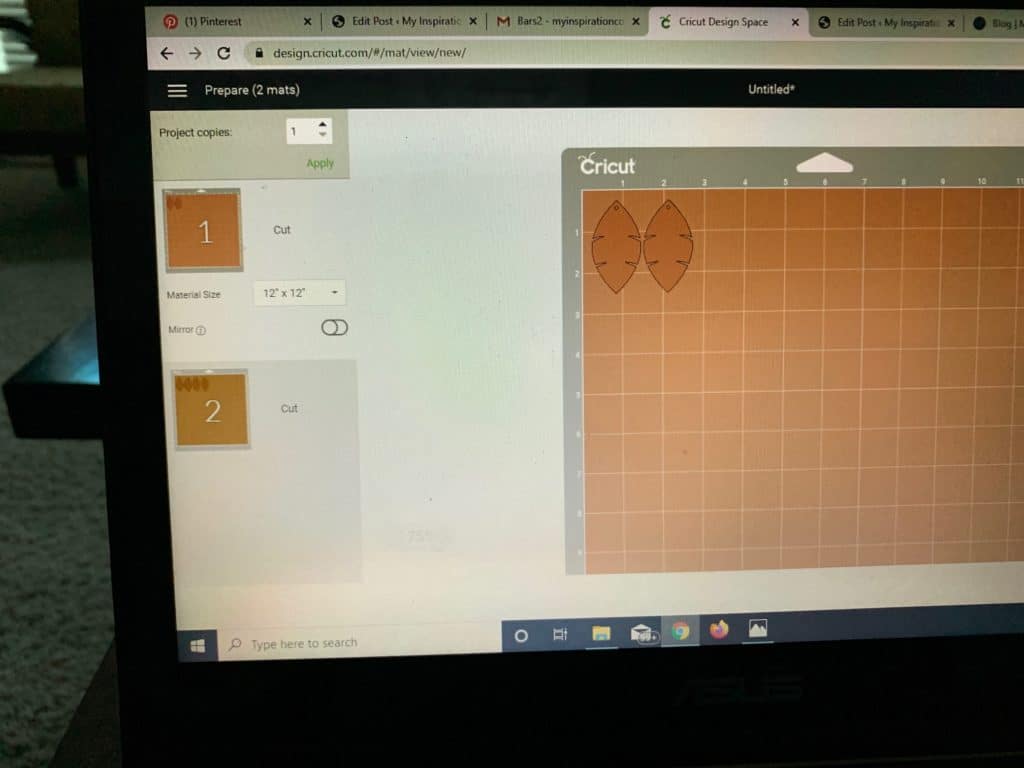 diy faux leather earrings
