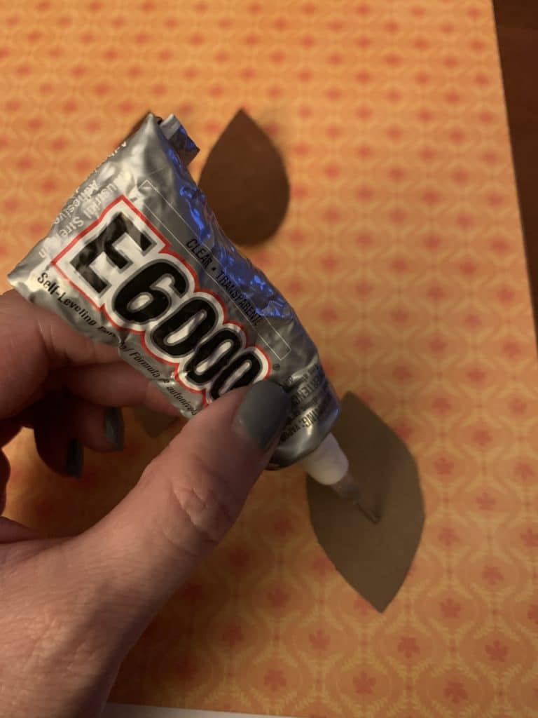 diy faux leather earrings