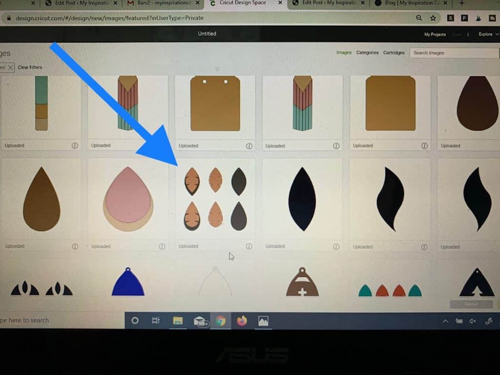 diy faux leather earrings