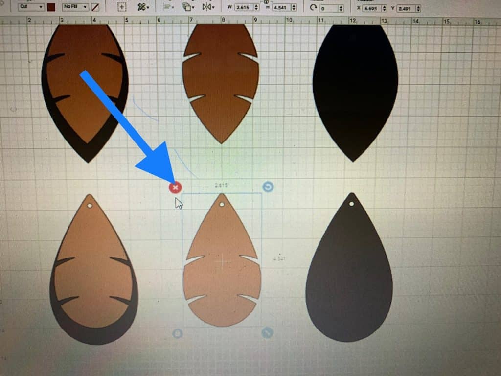 diy faux leather earrings