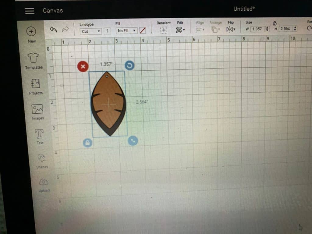 diy faux leather earrings