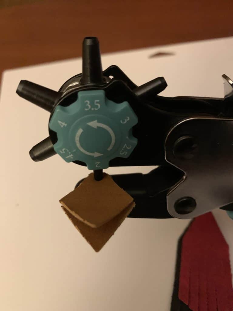 diy faux leather earrings with fringe